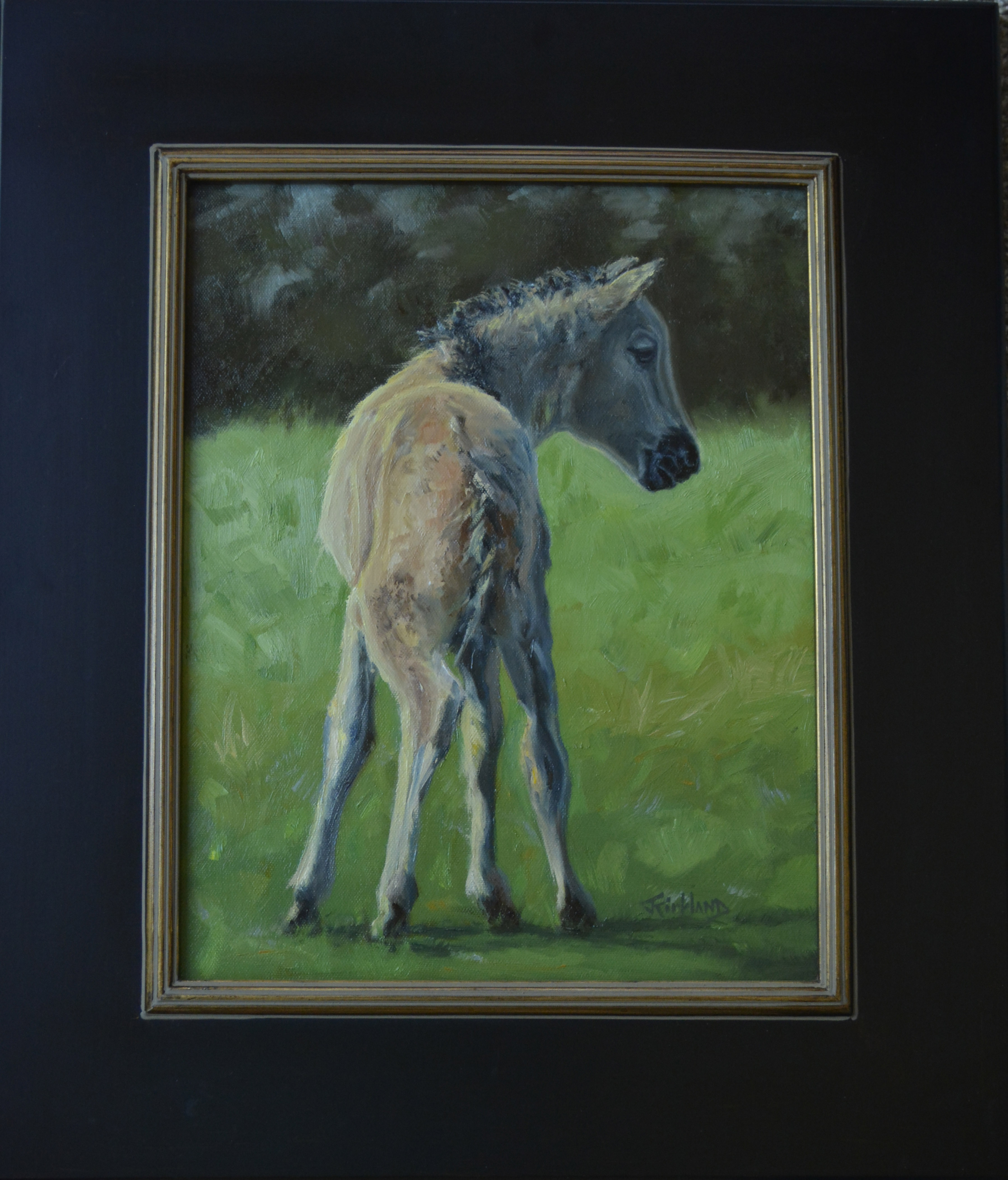 Click to view detail for First Steps In The Meadow 14x11 $625